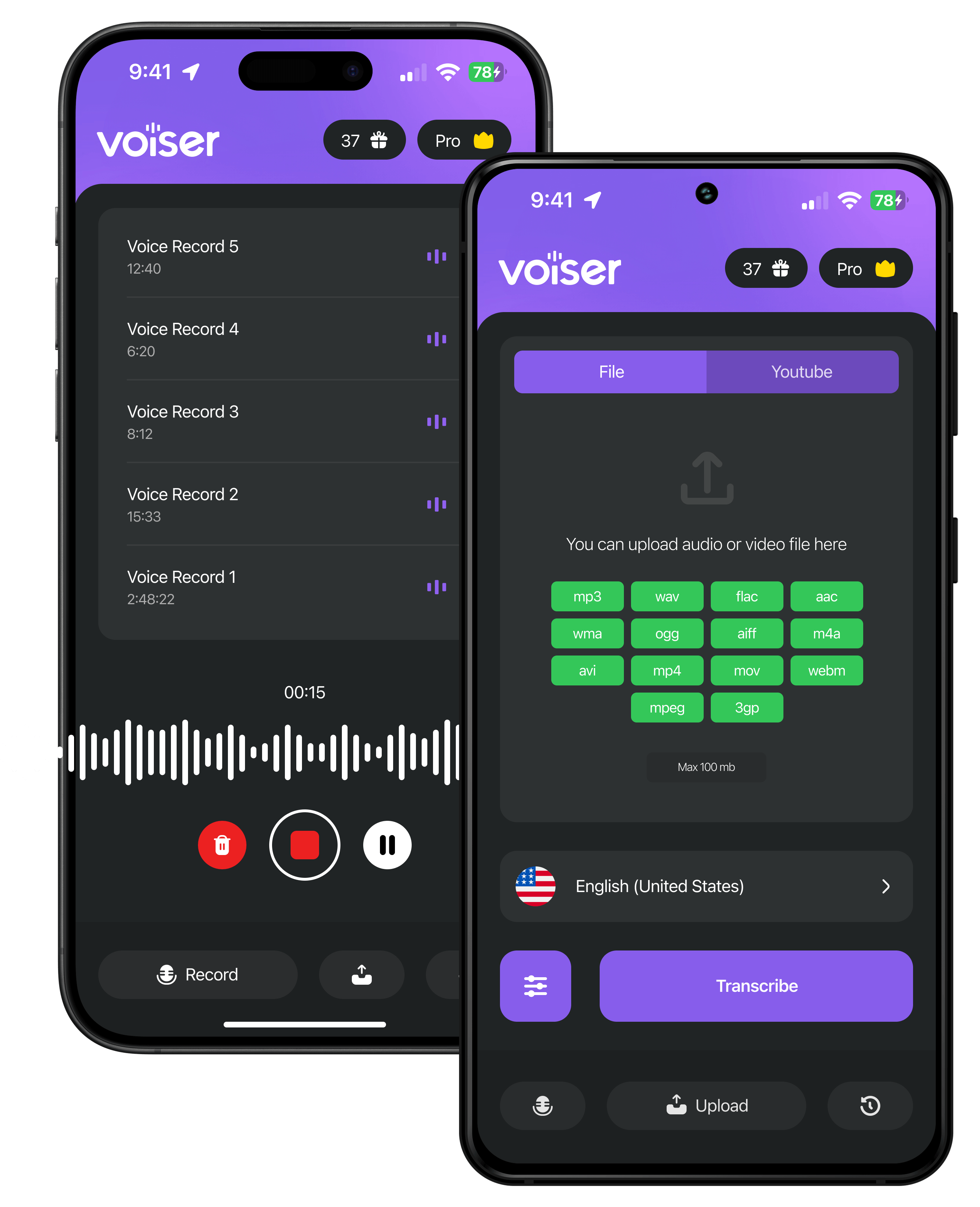 AI Transcribe App