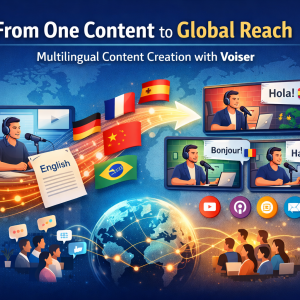 Scale Globally with One Content: A Guide to Multilingual Content Creation with Voiser