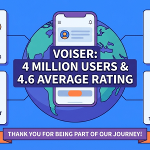 4 Million Users, 4.6 Rating: How We Built This Success at Voiser